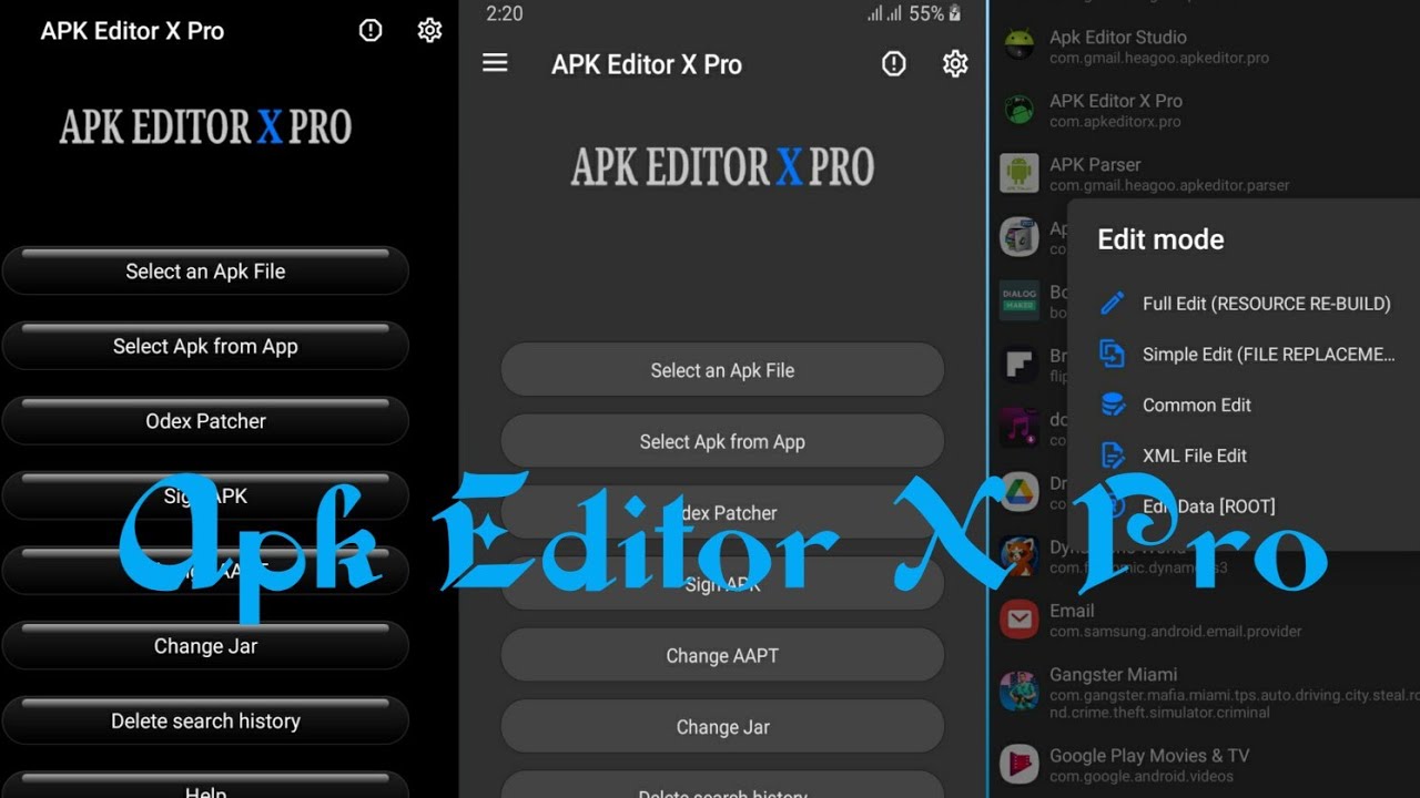 Apk editor Pro mod Apk Editor x v1.0.0