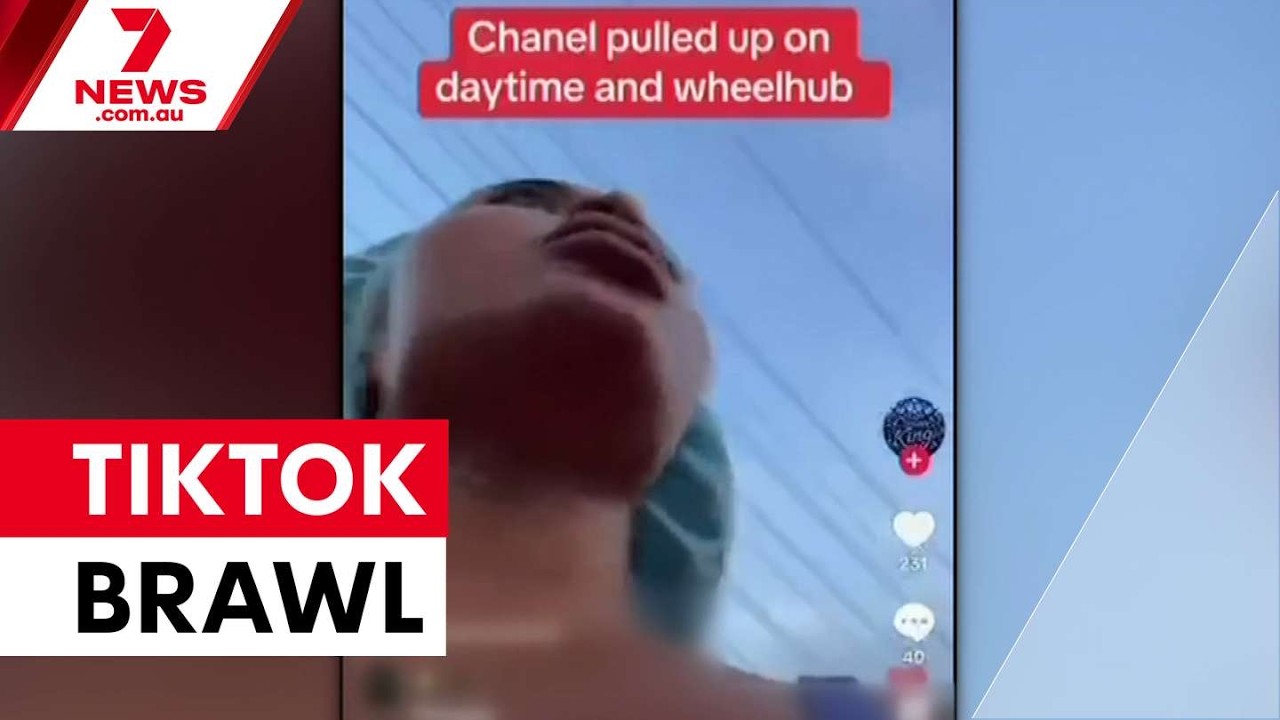 Ссора в TikTok переросла в жестокую драку в районе Шайр | 7NEWS