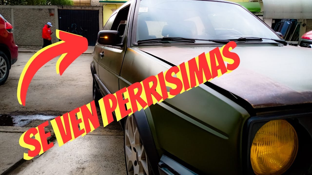 RETROVISORES CON LUCES SECUENCIALES AL GOLF MK2 *quedo de lujo* | PROYECTO GOLF MK2