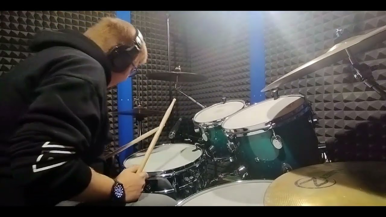 PEACE IN LIBERIA DRUMS COVER - Alpha Blondie