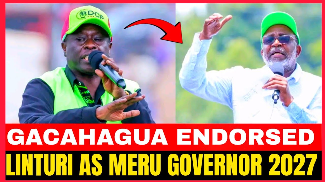 GACHAGUA ENDORSED MITHIKA LINTURI AS MERU GUBERNATORIAL ASPIRANT 2027