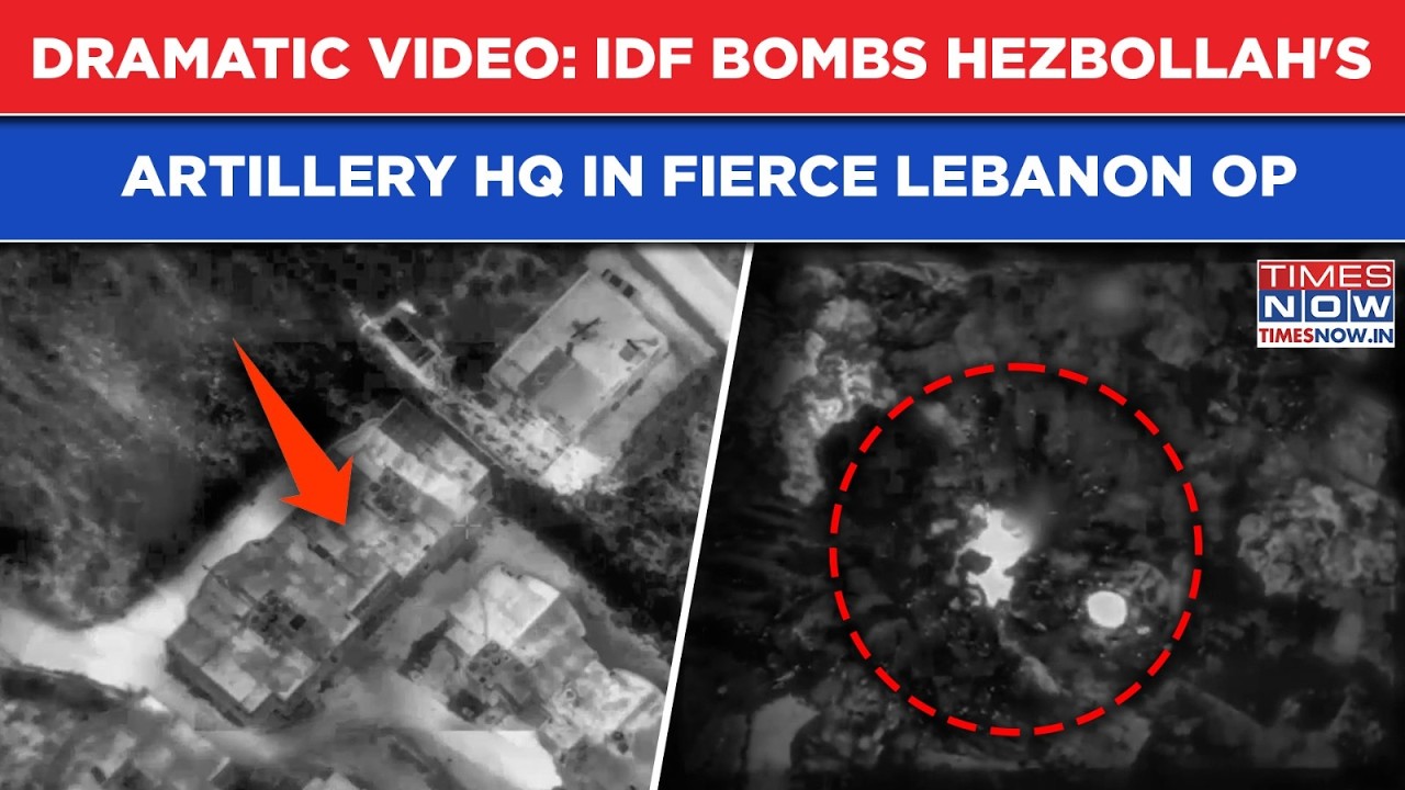 IDF's Dramatic Lebanon Op: Israel Blows Up Hezbollah's Artillery Headquarters, Chilling Footage