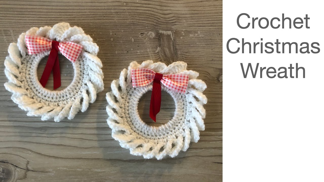 Crochet Christmas Wreath Ornament