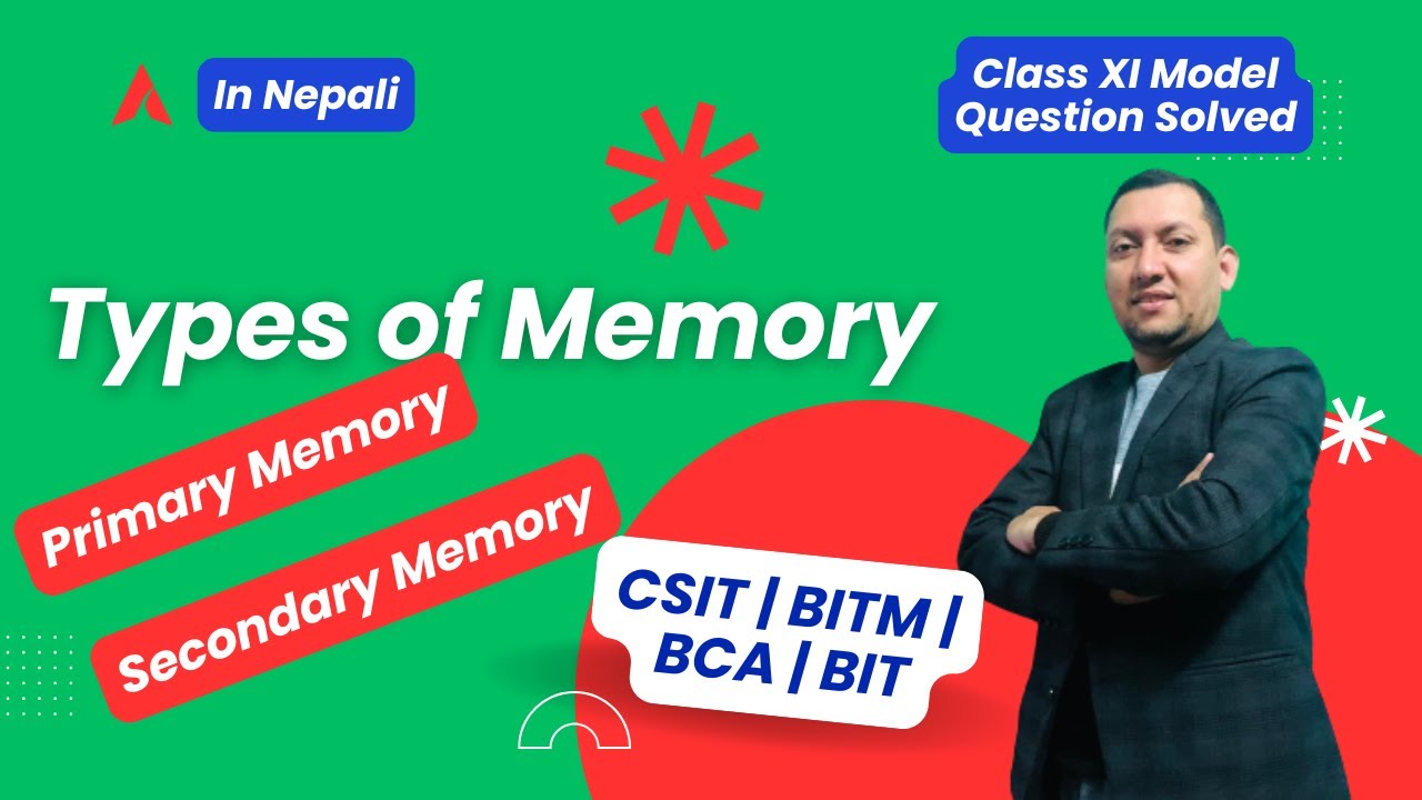 Memory Types in Computer | Primary & Secondary Memory Explained in Nepali