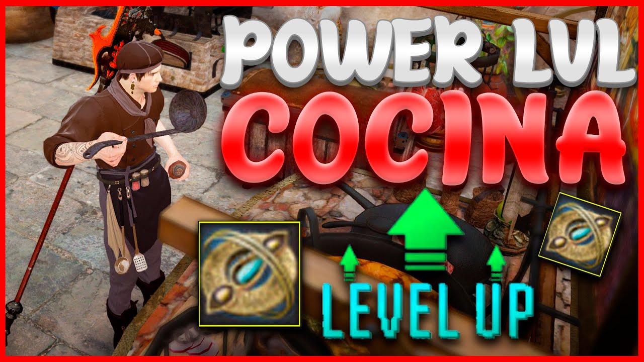 COMO SUBIR COCINA BDO 2022 con ARTEFACTOS - COCINA POWER LVL
