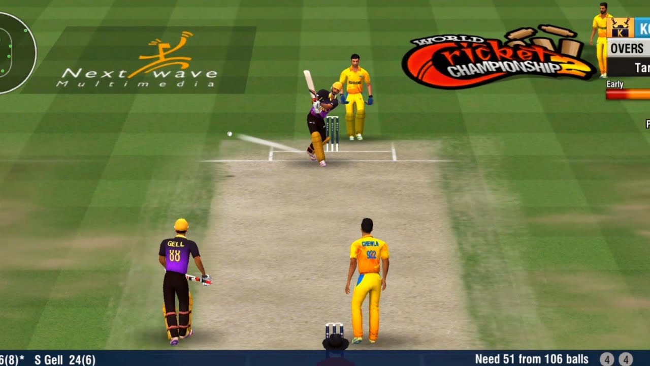 IPL-21th match Chennai Super Kings vs Kolkata knight Riders Wcc2 Gameplay
