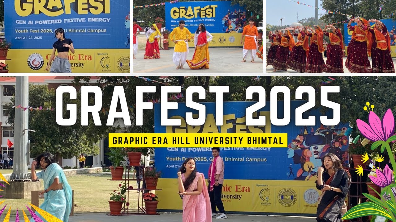 Grafest 2025 Vlog | College Fest Madness 🔥 | Graphic Era University | Vishu Vlogs