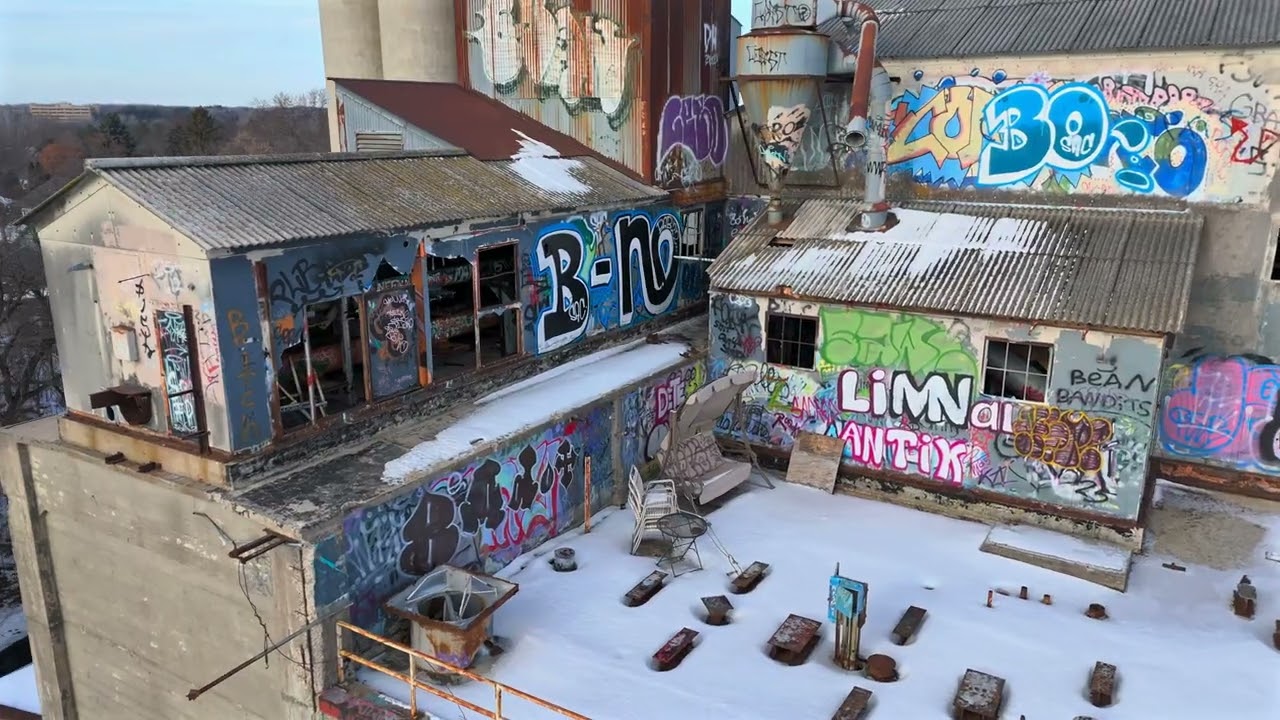 ABANDONED GRAFFITI MILL 🏭 | 4K Cinematic FPV & Drone Exploration (DJI Air 3, Avata 2, Neo)