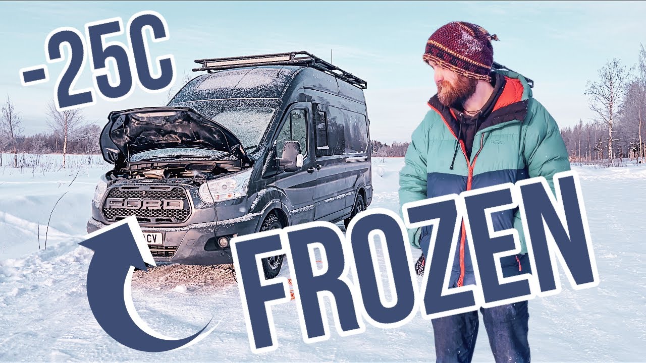 Фургон погиб при арктических холодах | Extreme Winter Vanlife