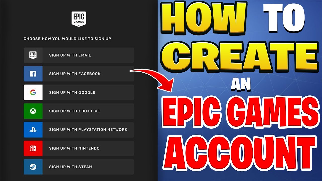 How to Create an Epic Games Account for Fortnite (Full Guide)