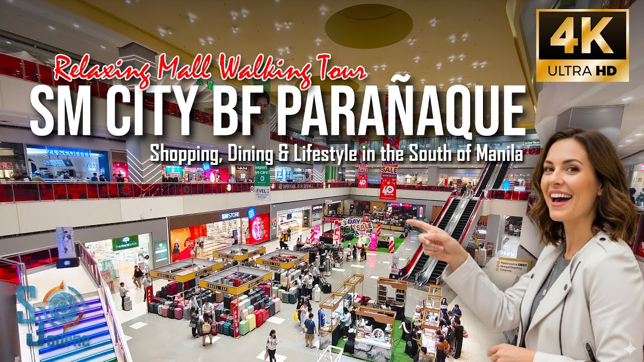 SM City BF Parañaque Walking Tour 2025 | Relaxing Mall Walking Tour in the South of Manila [4K]