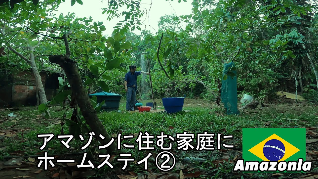 【家族6人アマゾン生活②】ご近所さんからピラルクーをおすそ分け。【Amazon Rever】