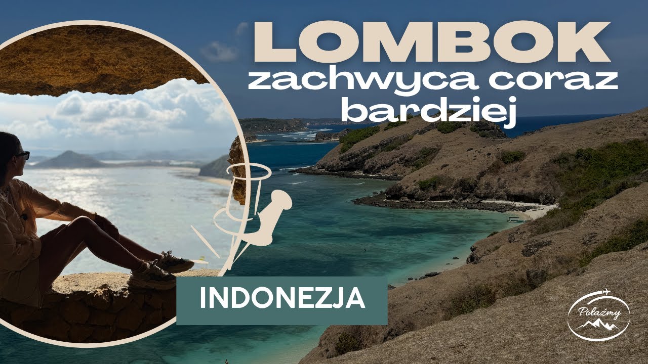 Lombok to RAJ na ziemi bez tłum&oacute;w 😍 Plaże, widoki i dziura w skale! #podr&oacute;że #indonezja