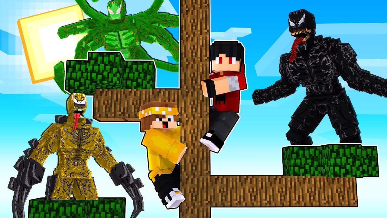 N&Atilde;O CAIA DA &Aacute;RVORE DOS SYMBIONTES VENOM NO MINECRAFT! &lsaquo;&lsaquo; P3DRU &rsaquo;&rsaquo;