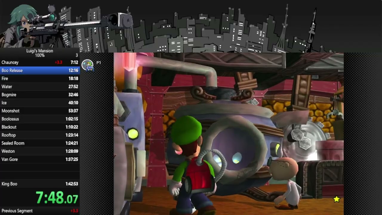 Luigi's Mansion speedrun 30 day bootcamp: day 1 p1