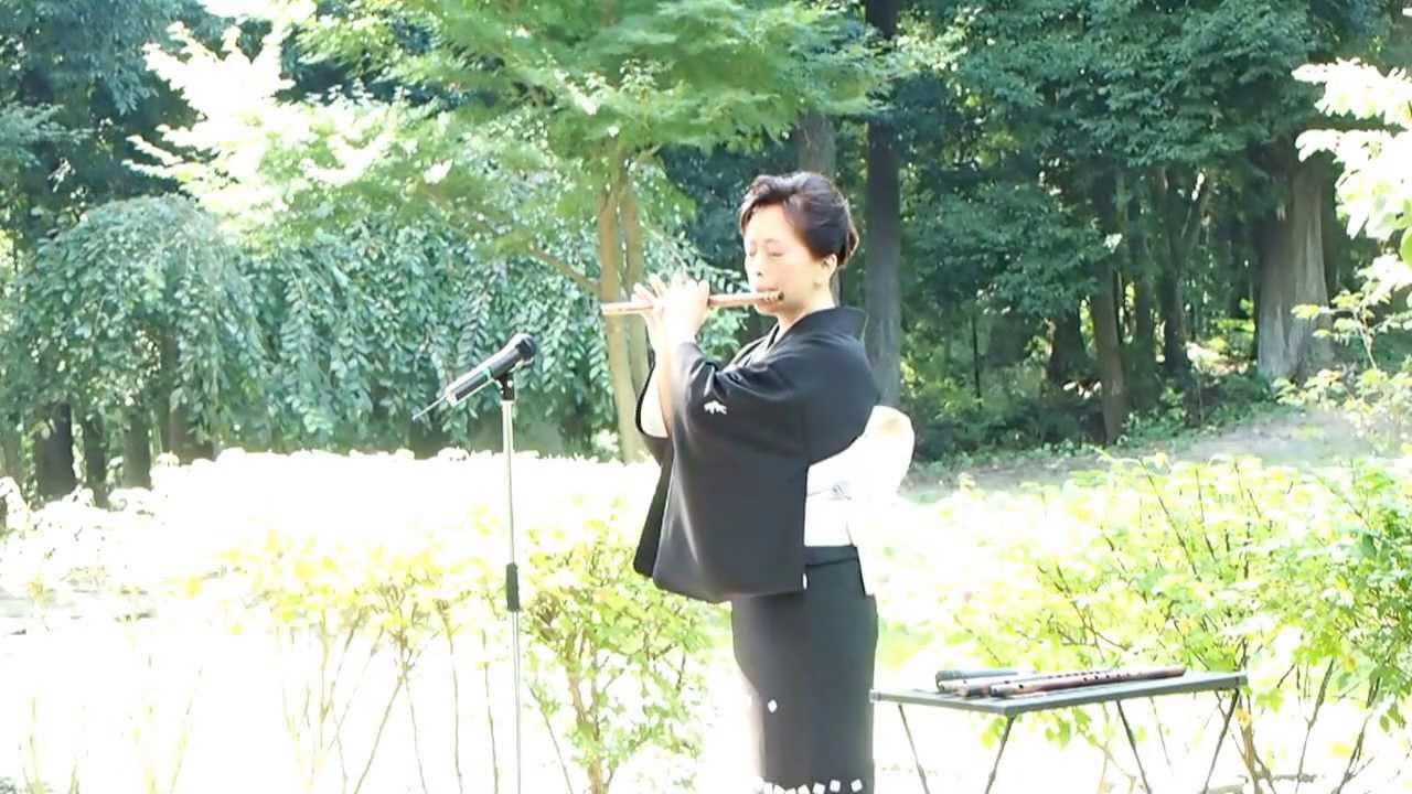 里の秋～旅愁～もみじ　　　　篠笛演奏　福原 一笛