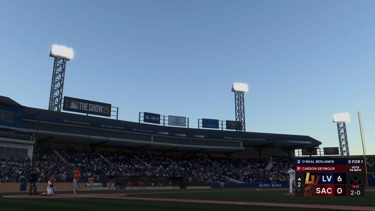 O’Neal Benjamin Goes 0-for-6 in Series Opener | Aviators vs River Cats | MLB The Show 25