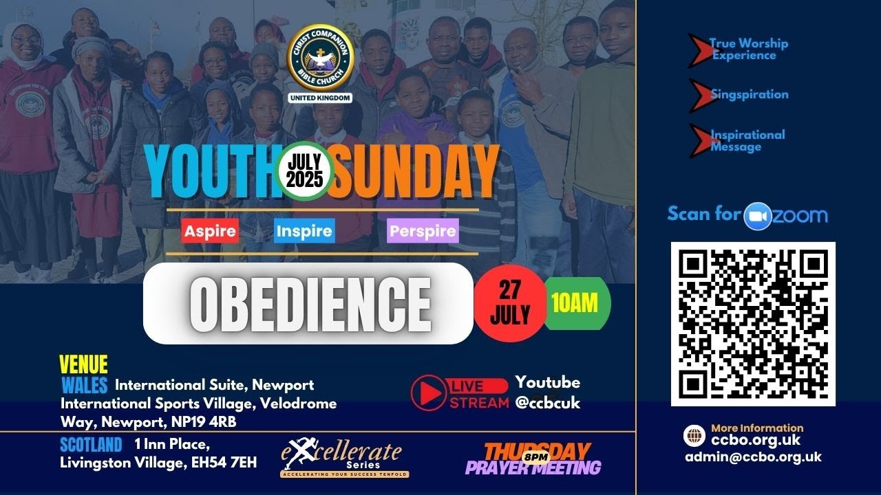 Obedience - Youth Sunday - 27 July 2025
