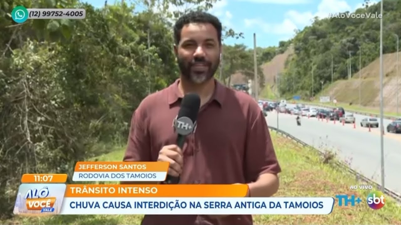 RODOVIA TAMOIOS BLOQUEADA | LINK ALÔ VOCÊ VALE 