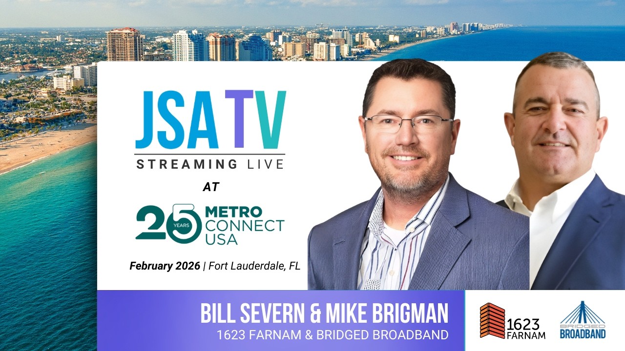 1623 Farnam CEO Bill Severn and Bridged Broadband President & CEO Mike Brigman