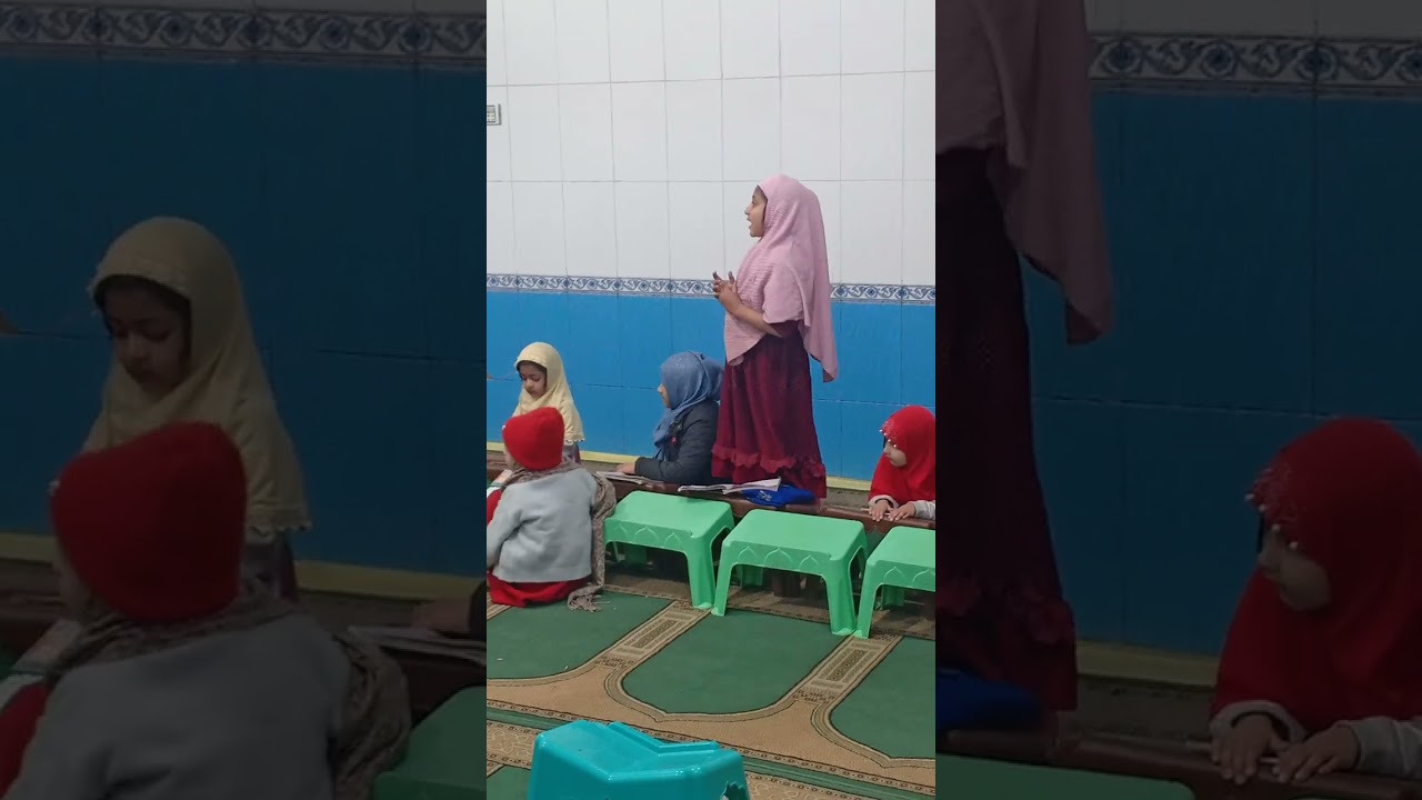 گھر میں داخل ہونے کی اور باہر نکلنے کی سنتیں بچے یاد کرتے ہوئے زیرنگرانی قاری عبداللّٰہ شہزاد 