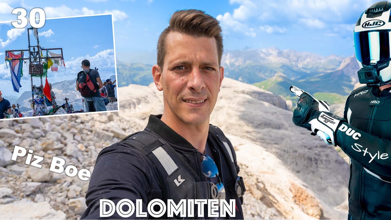 Dolomitentour 30 ☞ der Wahnsinn ! Piz Boe ☞ am Pordoi Joch ☞ zu Fuß ☞ Atemberaubende Aussicht 😍