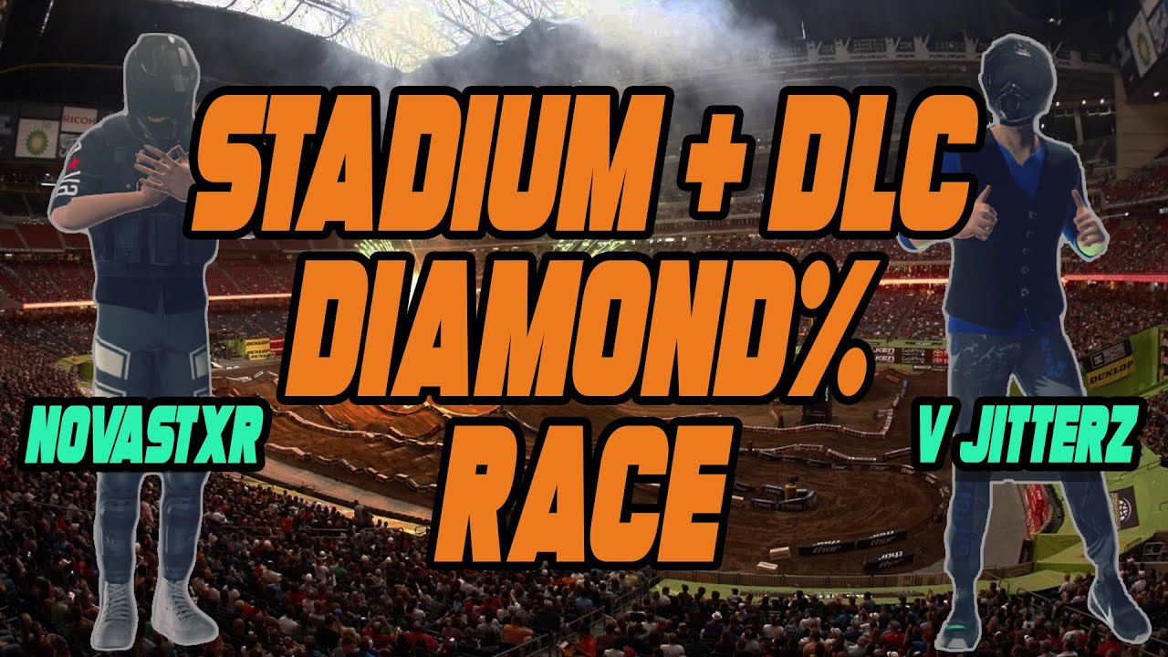 TRIALS RISING: Stadium + DLC Diamond% Race - Novastxr vs Jitterz - 2 NEW WRs!