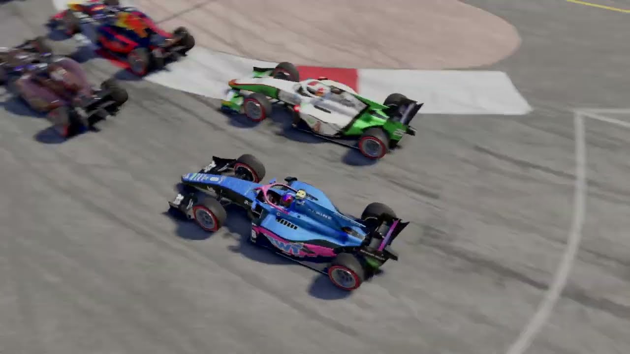 F1® 24 replay modo carreira F2 Mônaco