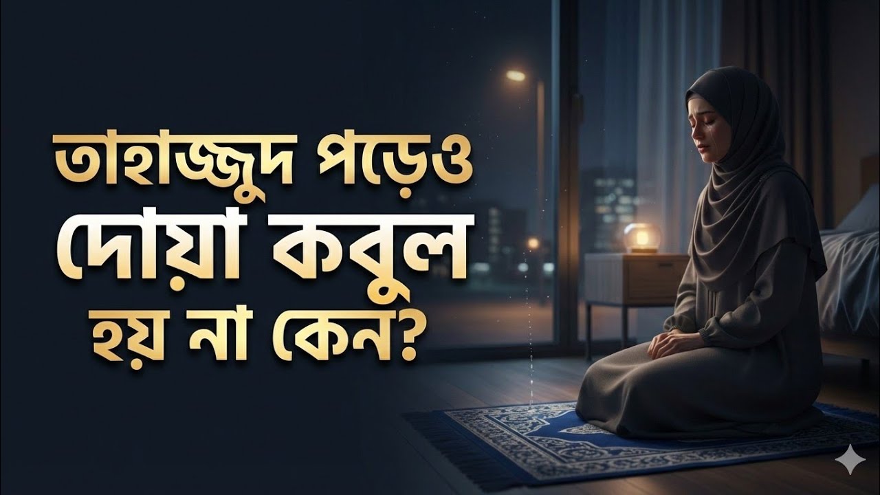 ​তাহাজ্জুদ পড়েও দোয়া কবুল হচ্ছে না? কেন এমন হয়? | Why Dua is Not Accepted? Islamic Story for Women