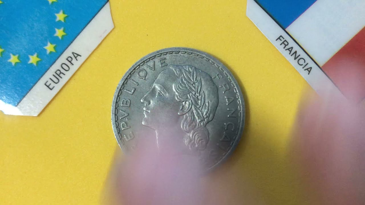 Moneda 5 Francos de Francia 1949 