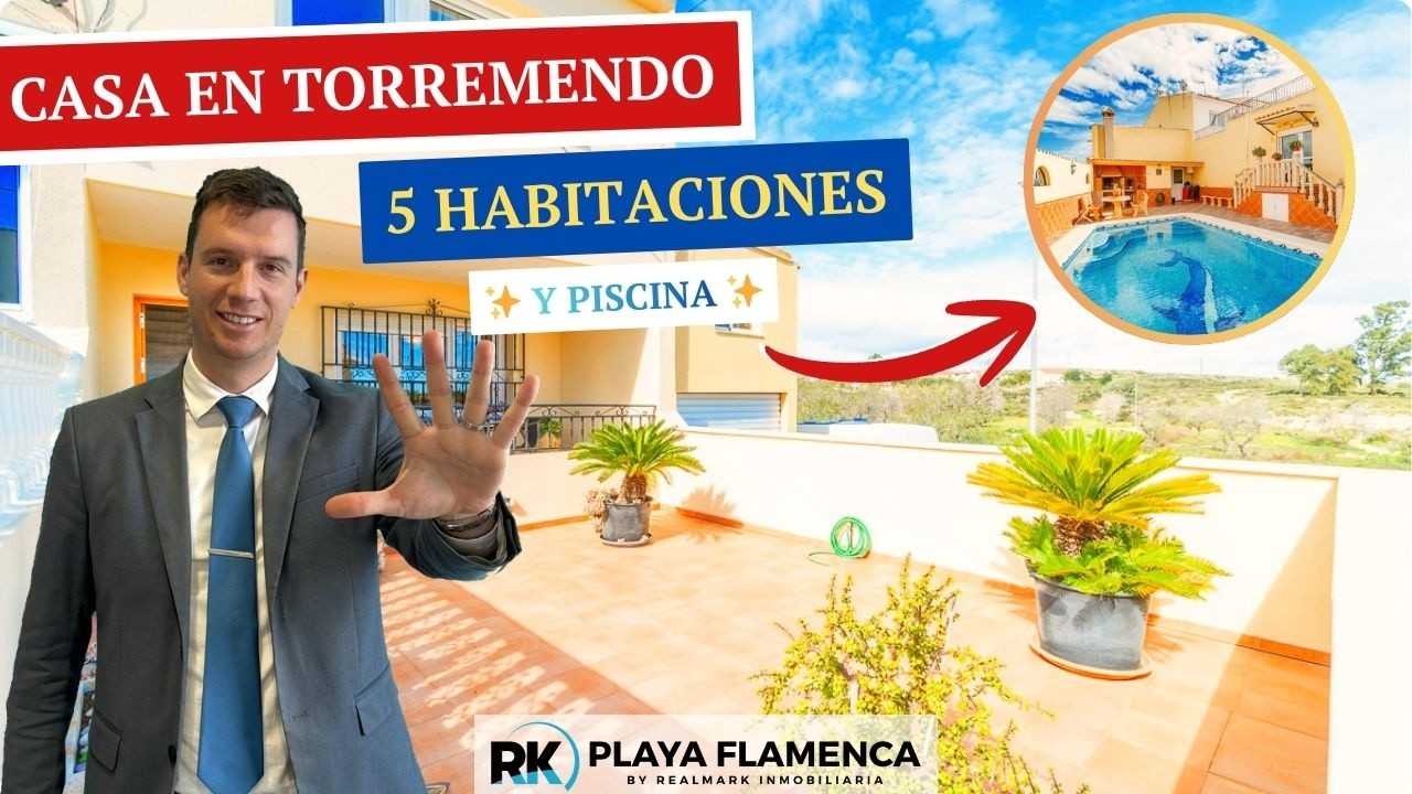 5 DORMITORIOS + PISCINA PRIVADA A 20 MIN DEL MAR 🌿 | TORREMENDO 🌿 / 4496