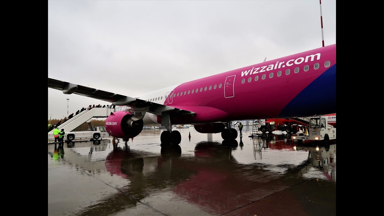 A321neo Wizz Air Санкт-Петербург - Будапешт