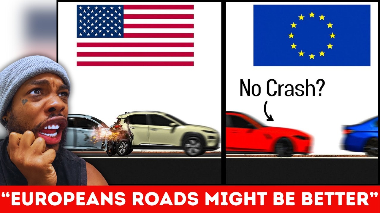 American Reacts to What America Could Learn From European Highways