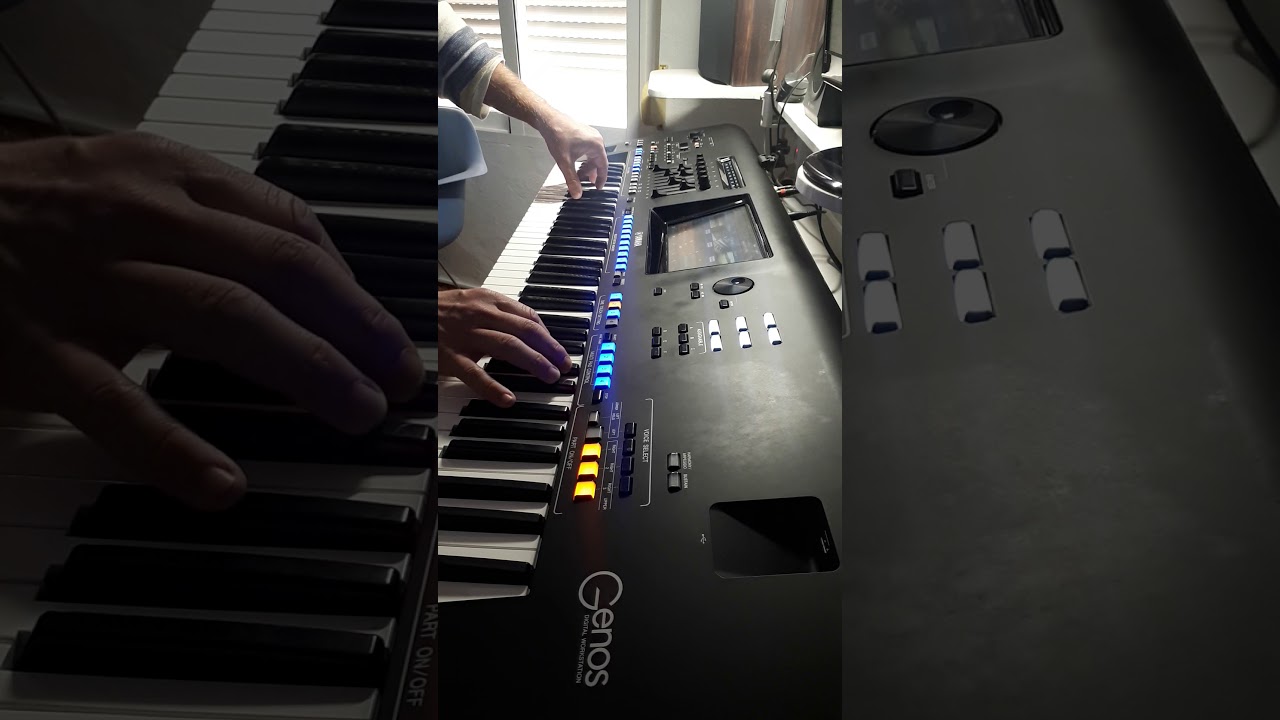 Yamaha Genos. La fuerza del destino. Mecano.