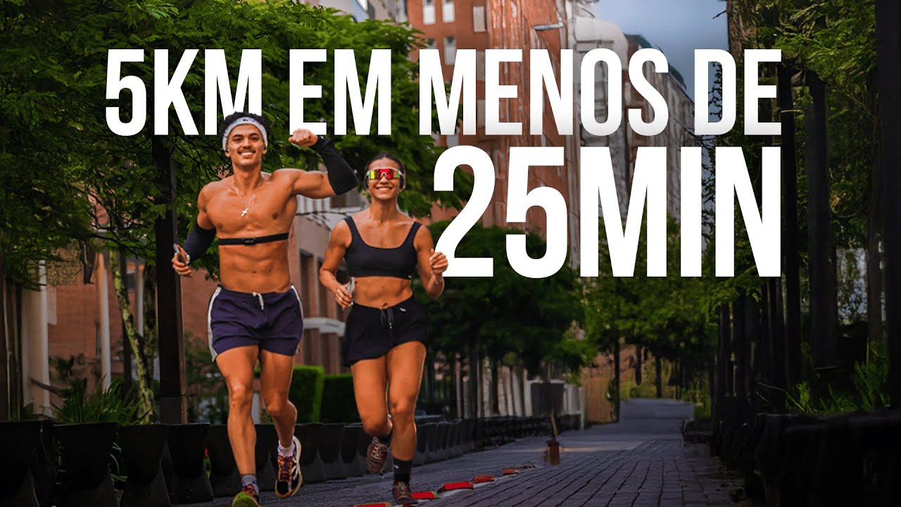Estratégia para correr 5km em MENOS de 25 minutos I O novo recorde dela! 🥇