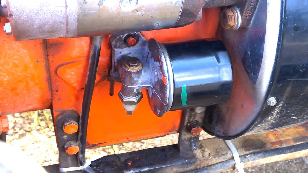 SISTEM FILTRARE ULEI PASQUALI LOMBARDINI LDA100/INSTALL OIL FILTER TO LOMBARDINI LDA100