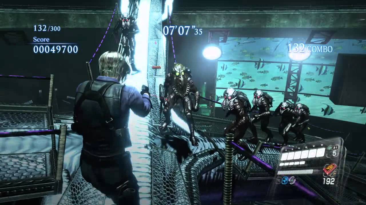 RESIDENT EVIL 6 PS4 mercenaries no mercy as LEON - creature workshop