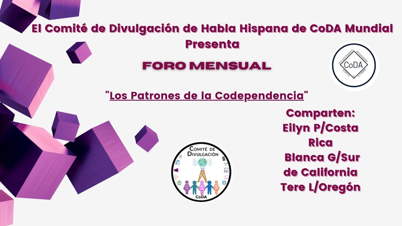 Foro Mensual Patrones de la Codependencia