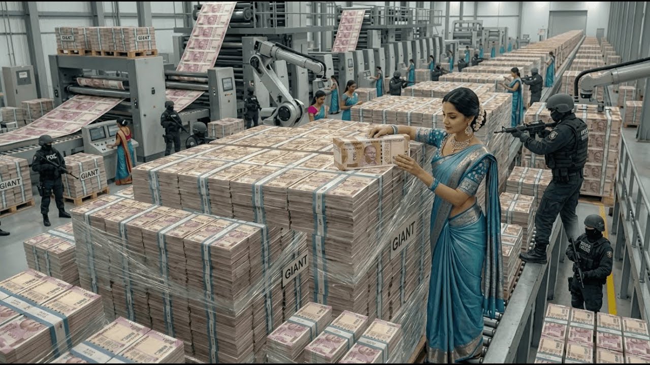 Inside India’s Money Factory — ASMR How Rupee Banknotes Are Made