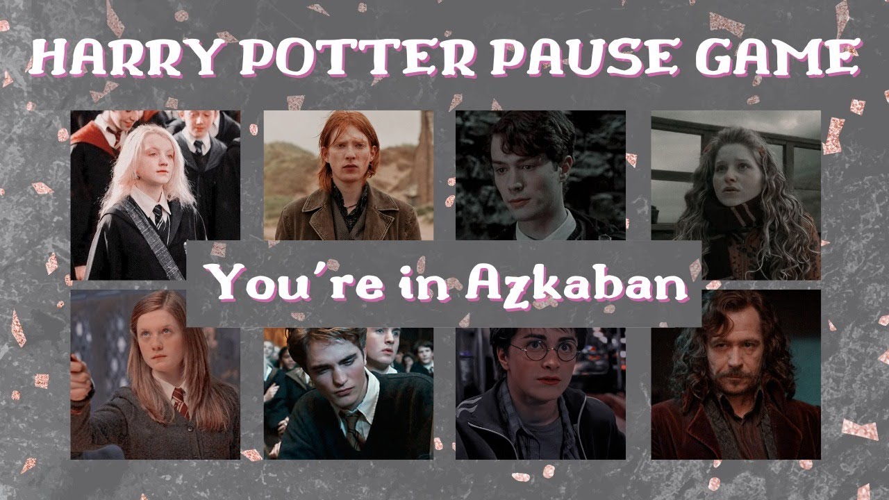 YOU'RE IN AZKABAN (PRISON) | HARRY POTTER PAUSE GAME