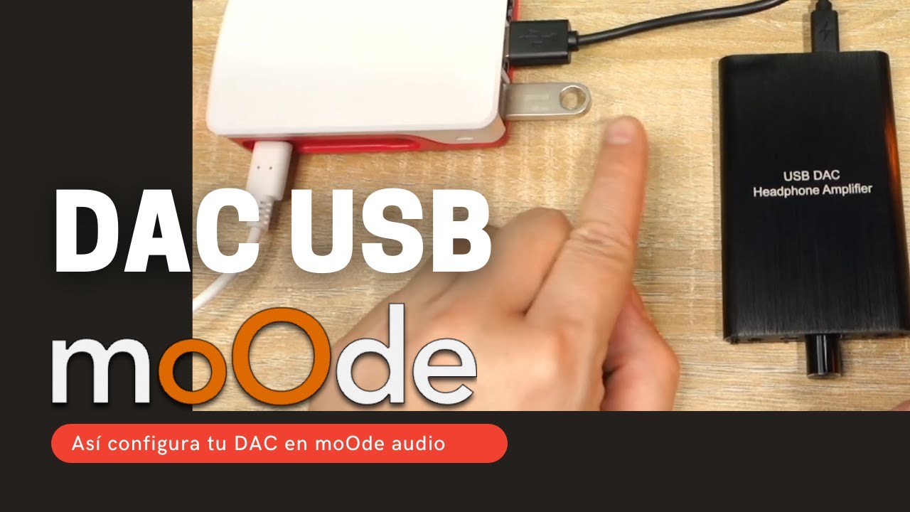 Configura DAC USB en moOde. #corto
