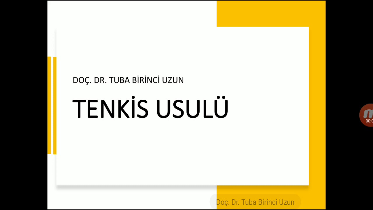 Miras Hukuku: 24. Tenkis Usulü