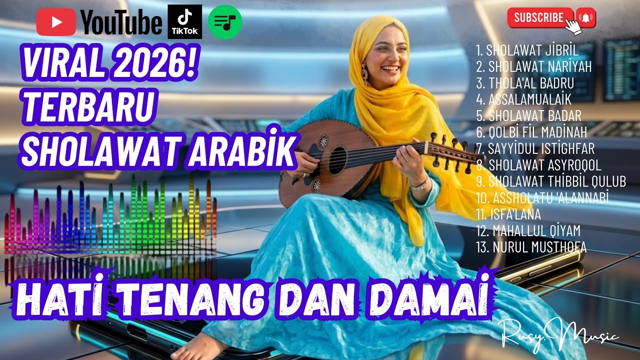 PUTAR SEKARANG! Berkah Sholawat Arabic Merdu 2026💚 Hati Gelisah Langsung Tenang dan Damai