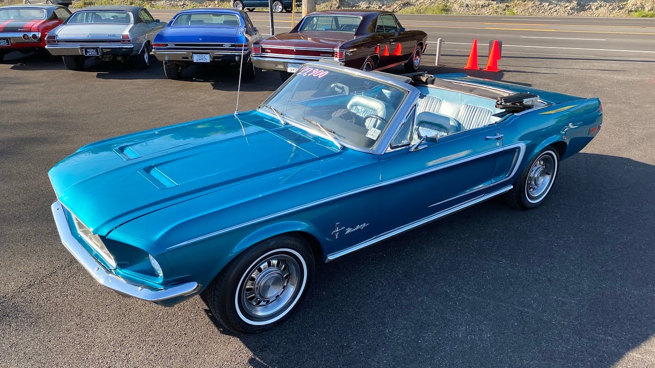 Test Drive 1968 Ford Mustang Convertible SOLD $27,900 Maple Motors #1220