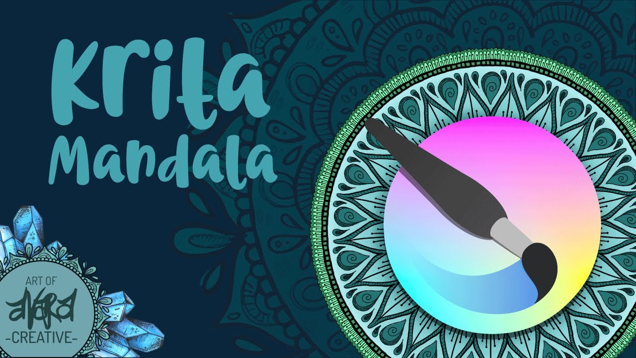💙Krita Mandala Beginner Tutorial (2020)💙
