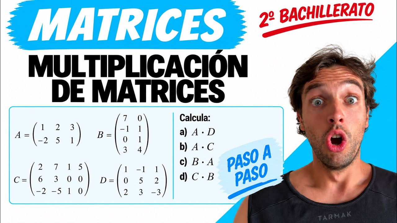 MULTIPLICACIÓN DE MATRICES. Método fácil.
