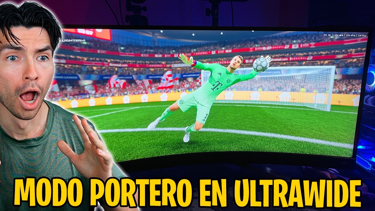 JUEGO COMO PORTERO EN PANTALLA ULTRAWIDE 😱 ¿Hay ventaja?