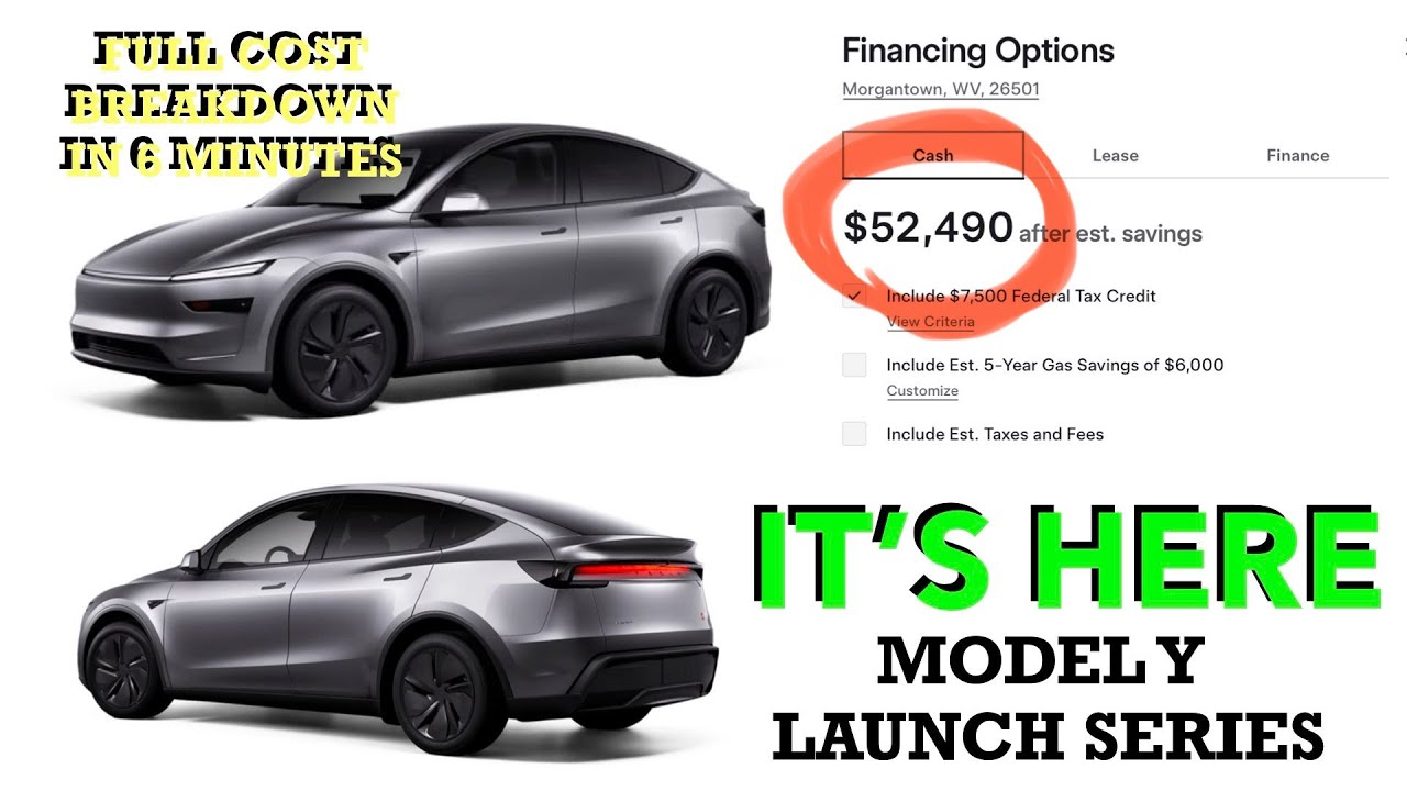 New Tesla Model Y Launch Series Features and Pricing In 6 Minutes