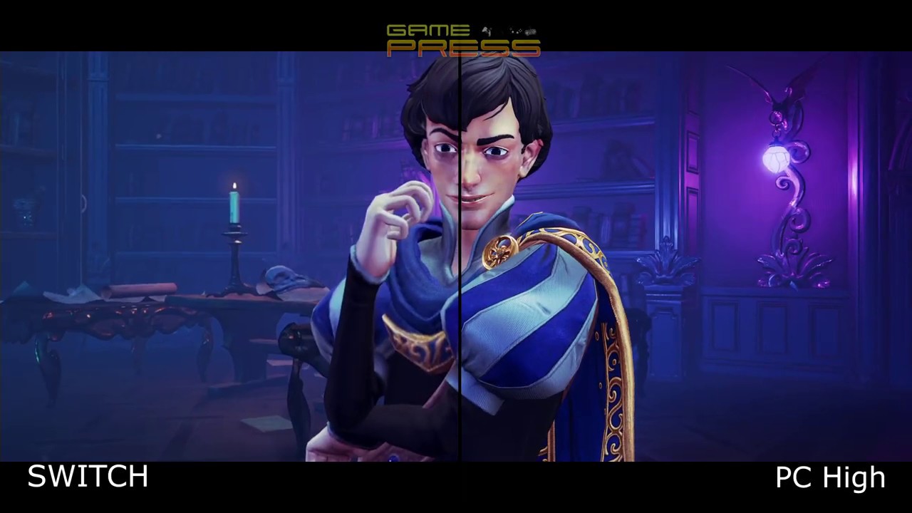 Game Press | Trine 4 The Nightmare Prince | PC vs Switch Comparison