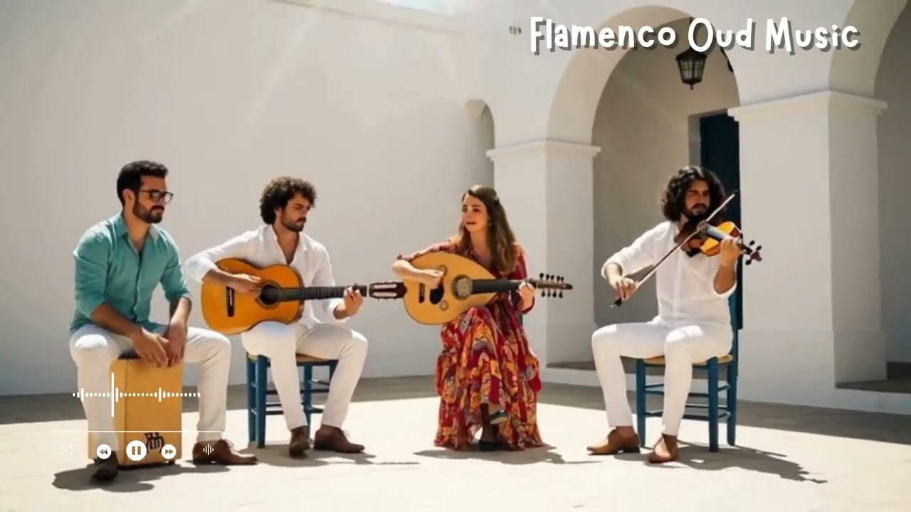 Acoustic Flamenco Soundscape Instrumental | Warm Mediterranean Tone